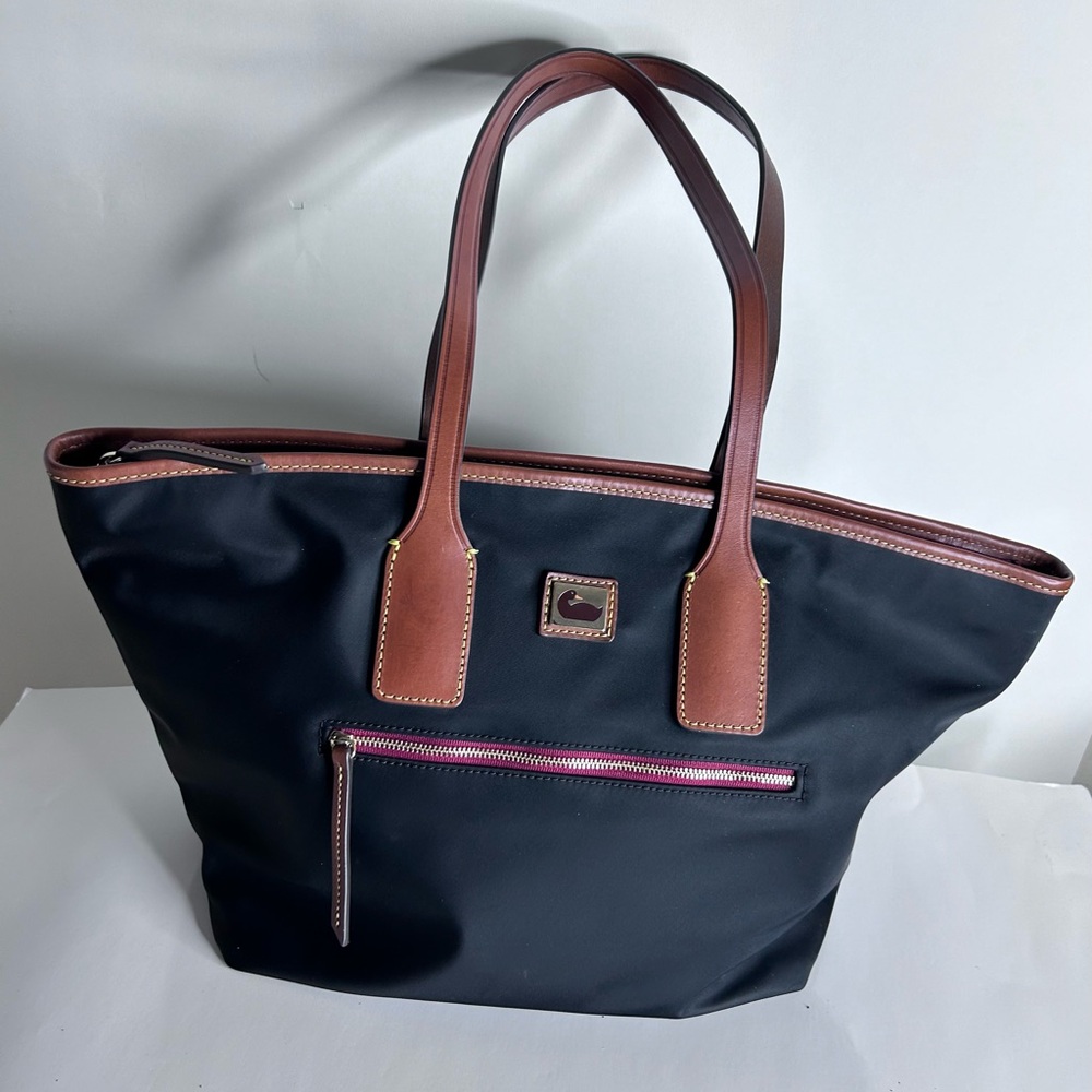 DOONEY&BOURK WAYFARER TOTE CANVAS AND LEATHER HANDEL NEW WITHOUT TAG